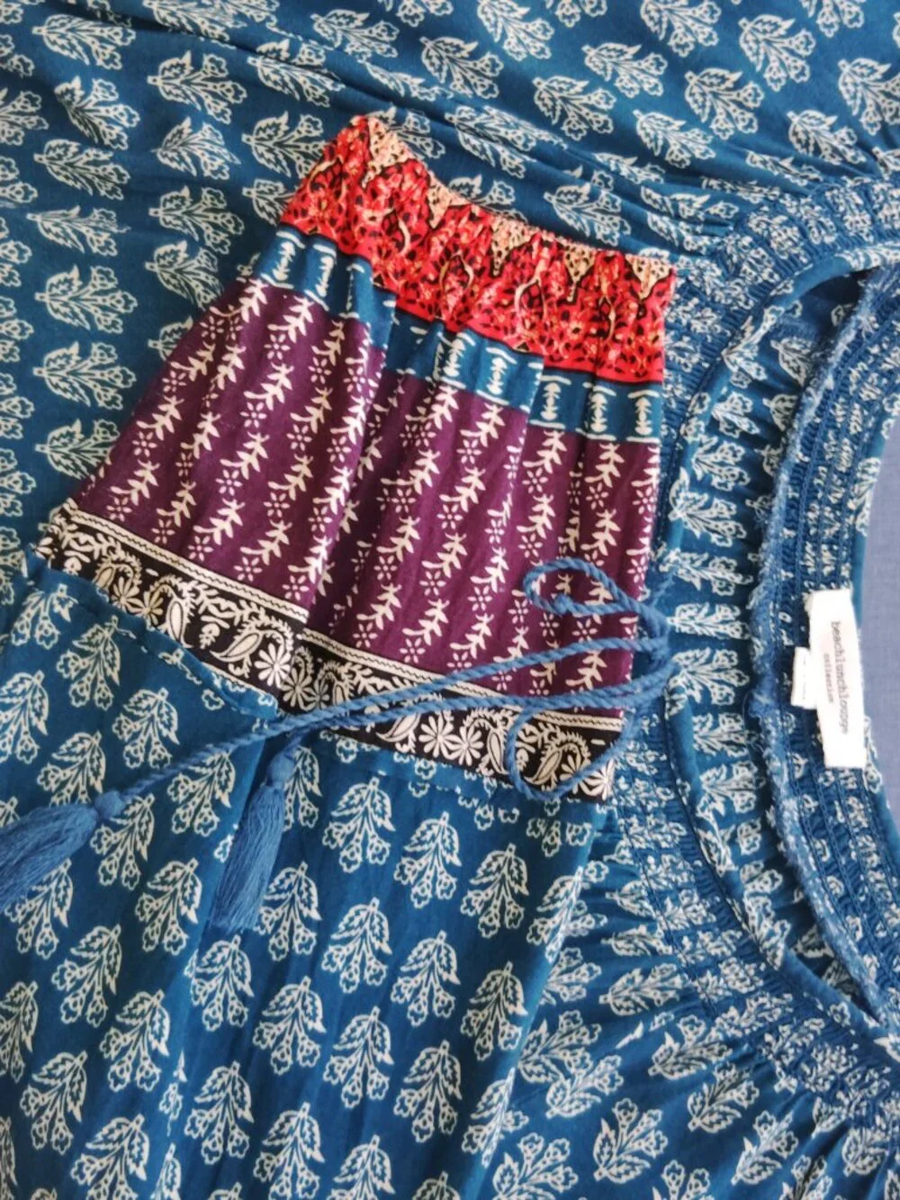 Beach Lunch Lounge Tunic/Cover-up BOHO M - Picture 4 of 6